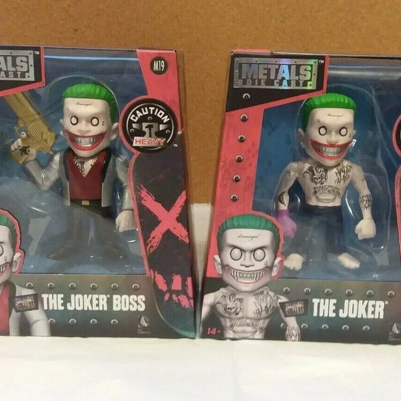 NEW Jada Toys Suicide Squad THE JOKER & JOKER BOSS Diecast Metals Figures - Picture 1 of 4